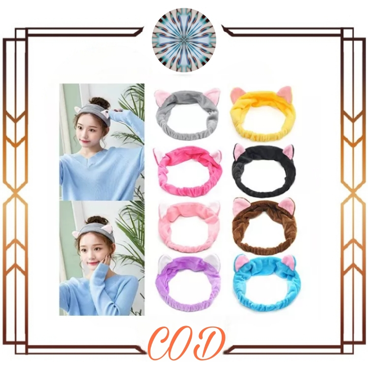 (COD) bando telinga kucing//bandana kucing