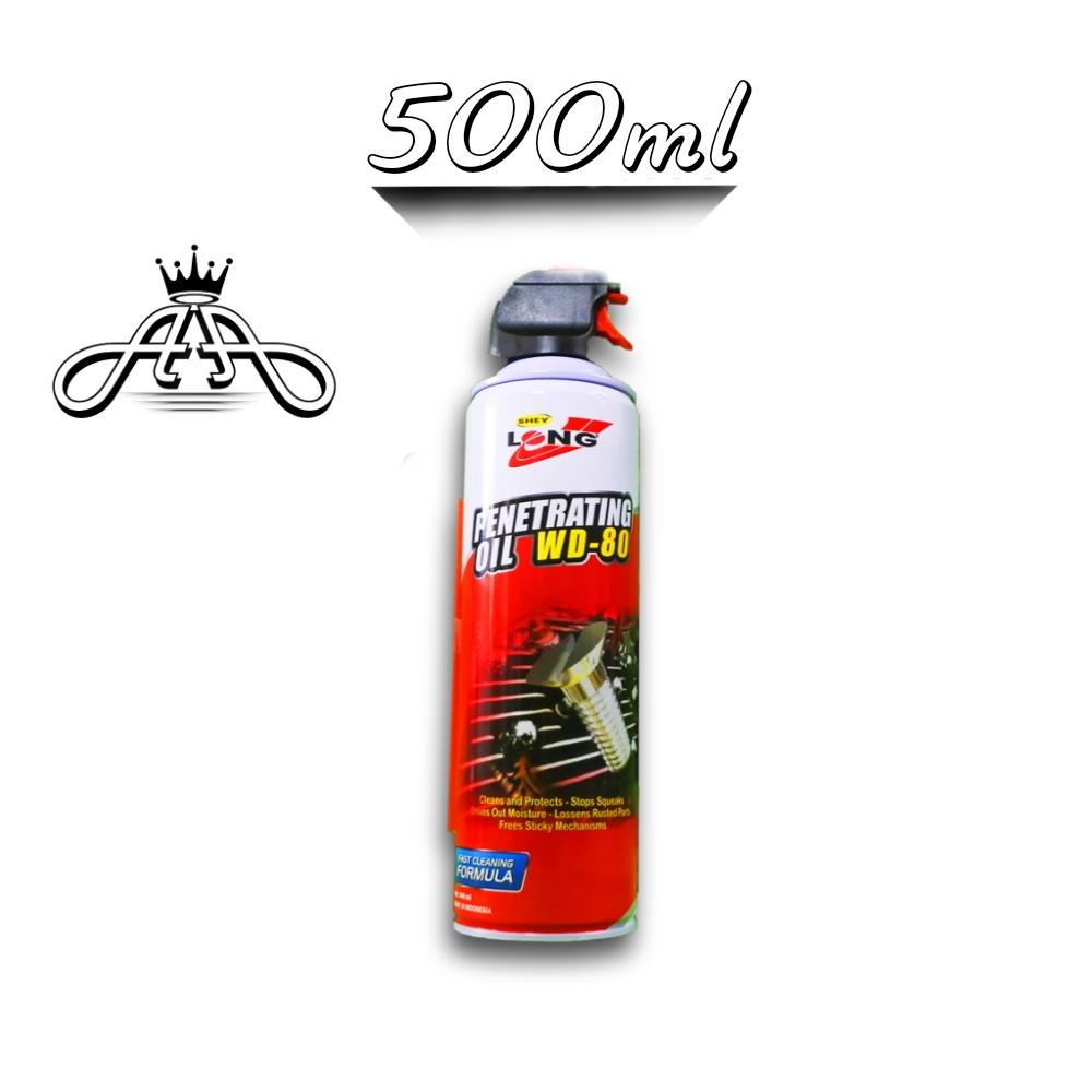 WD-80 WD 40 LONG PENETRATING OIL 500ml PELUMAS ANTI KARAT MULTIFUNGSI