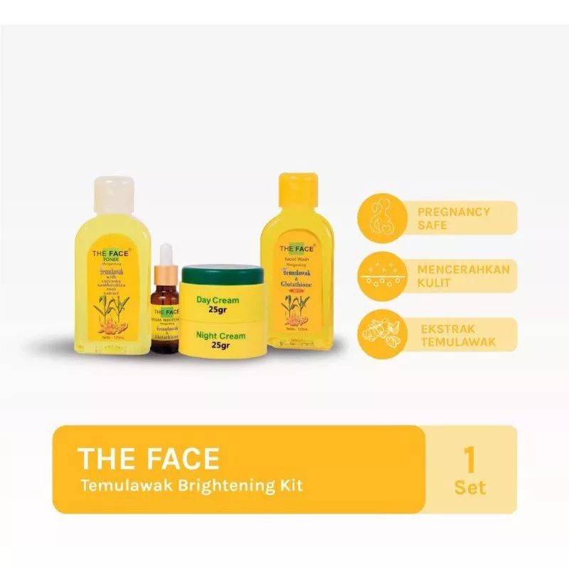 Cream Temulawak The Face 5in1 Bpom Original