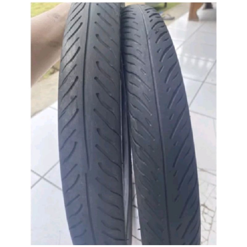 Sepasang Ban Seken Ukuran 60/80 70/80 Ring 17 Cocok Untuk Supra Satria DLL