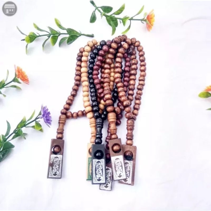 TASBIH KAYU KECIL ISI 33 BUTIR