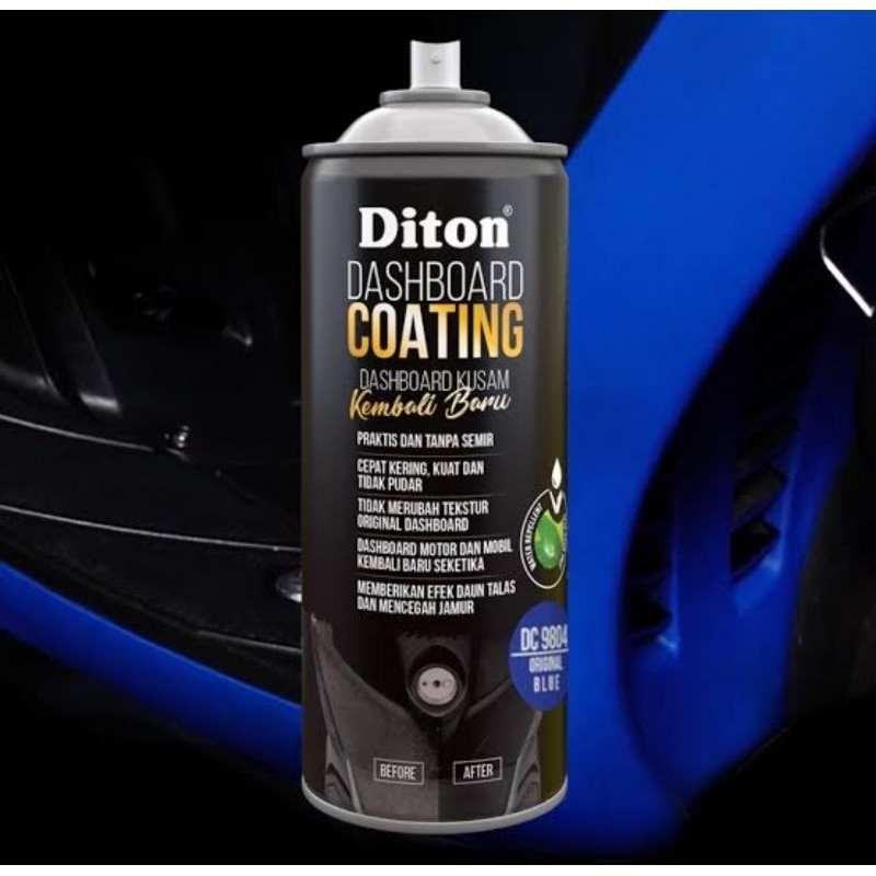 DASHBOARD COATING ORIGINAL BLUE NO 9804 DITON PREMIUM BODY KASAR MOTOR &amp; MOBIL 400CC