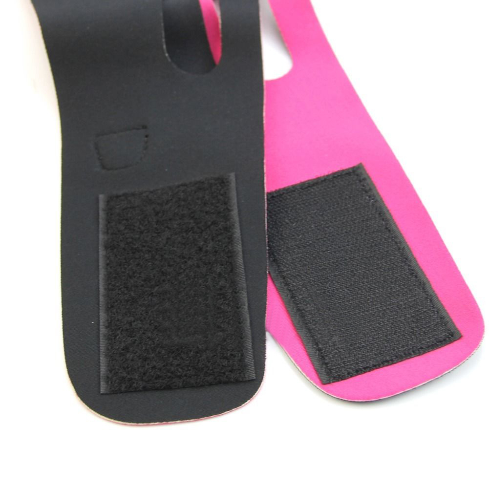 Sabuk Penirus Wajah Face Lift Anti Wrinkle Belt - TZ18 - Black/Pink