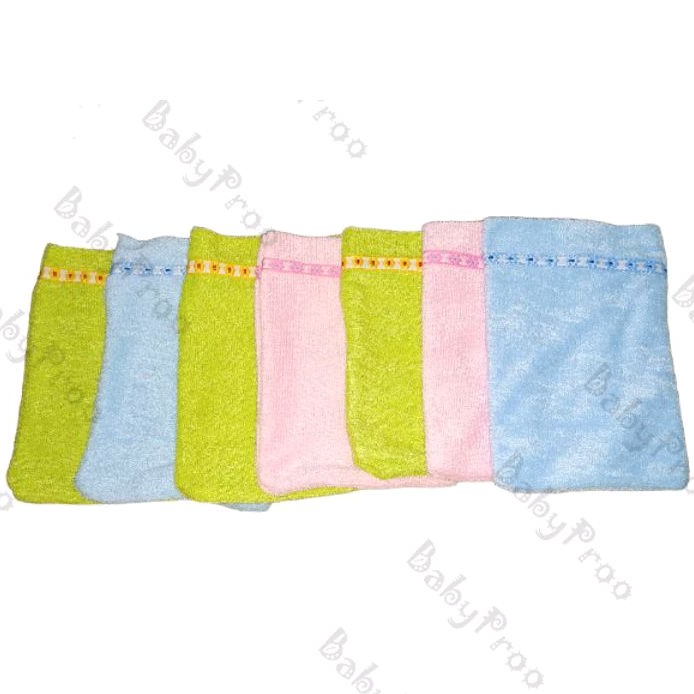 1 Lusin Waslap double tebal lembut  - Waslap kotak Handuk mandi Bayi