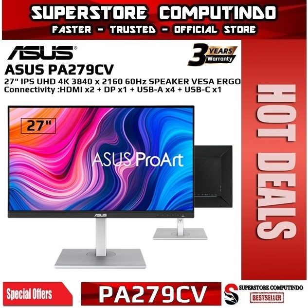 Monitor LED Asus ProArt PA279CV 27&quot; IPS 4K HDMI x2 DP USB-C Speaker