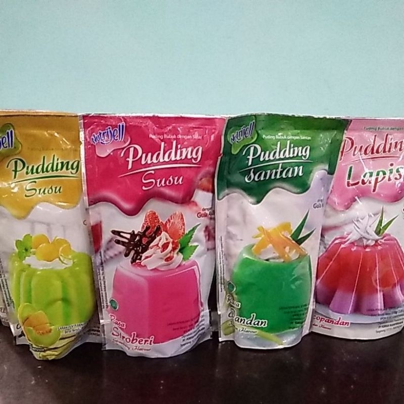 NUTRIJELL PUDDING SUSU/PUDDING LAPIS ANEKA RASA