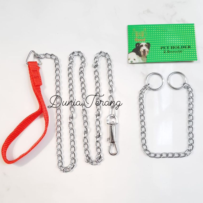 Rantai Rante Tali Anjing Kucing Kalep 2 mm GOOD - Rantai Hewan 2mm - Rantai Monyet - Dog Chain Pet Chain Leash