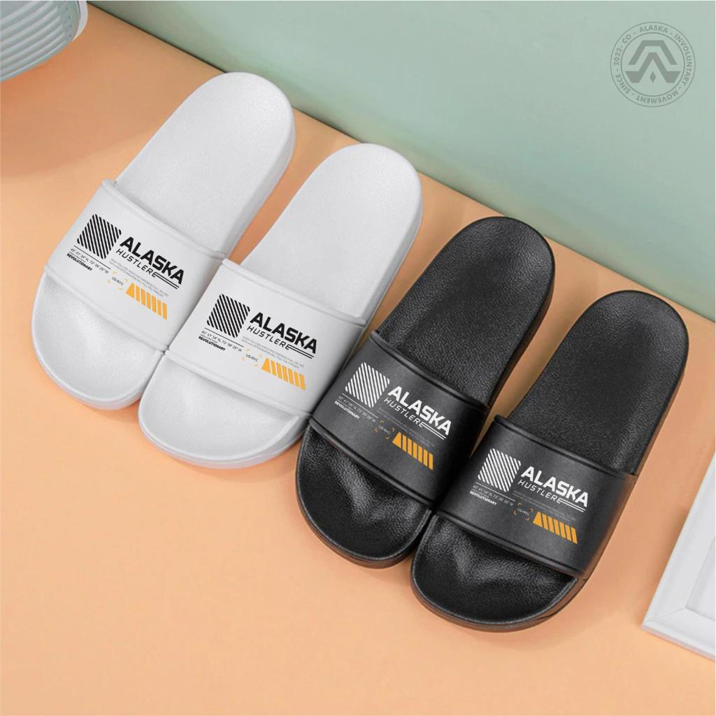 Sandal Slop Pria Dewasa Hitam Murah Sandal Slide