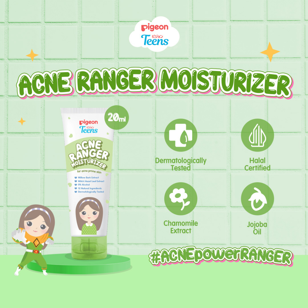 MFI - Pigeon Teens Acne Ranger Series | Gel | Toner | Moisturizer | Serum