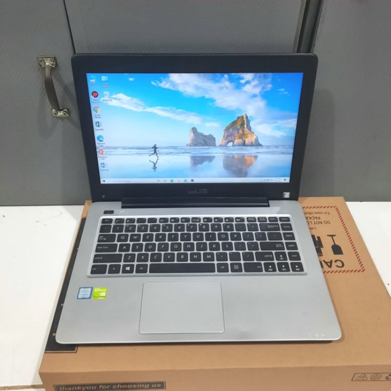 Laptop Asus A456URK Core i5-7200U Ram4GB Hdd1TB #Nvidia 930MX Normal
