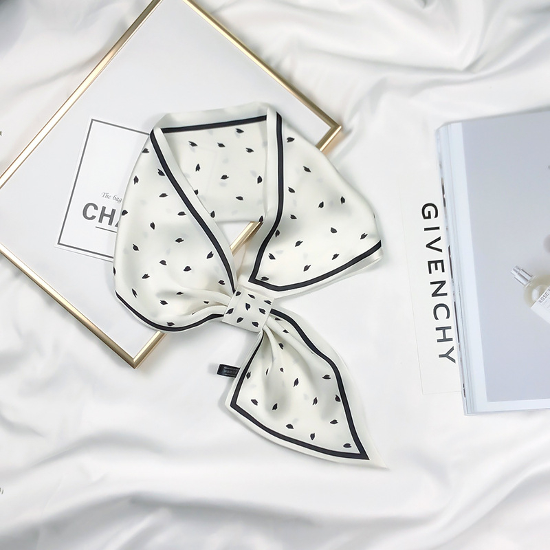 syal summer Leher Scarf mini Tas Import High Quality Halus Korean Aesthetic scarf fashion wanita Bahan Silk Immitation dasi