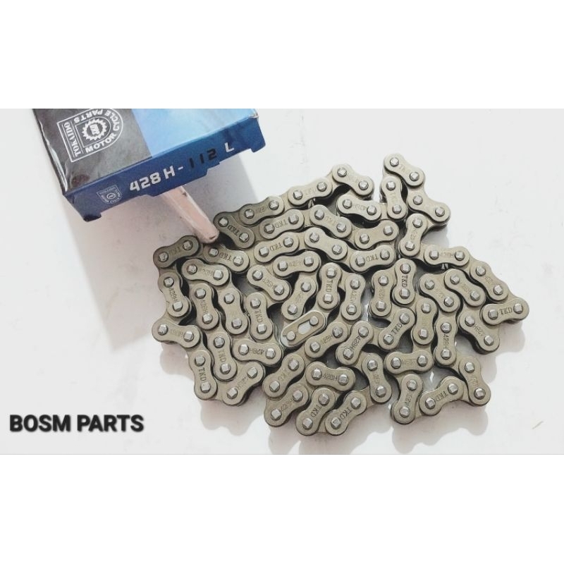 BERKUALITAS MURAH...RANTAI 428H-112L TOKAIDO