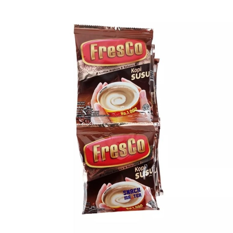 

Kopi Fressco Kopi+ Susu 1 renceng
