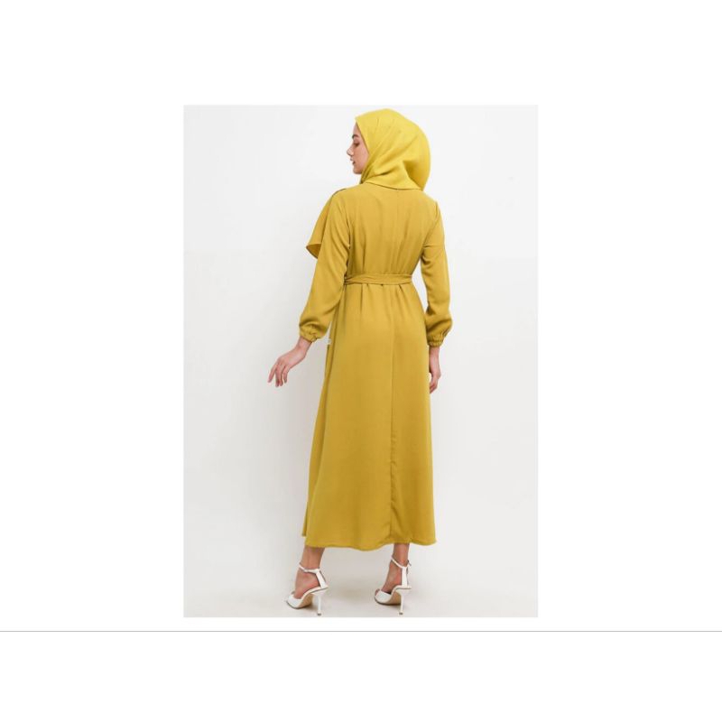 Gamis minimalis by remix jeans + jilbab+ tali lepas pasang+ bross