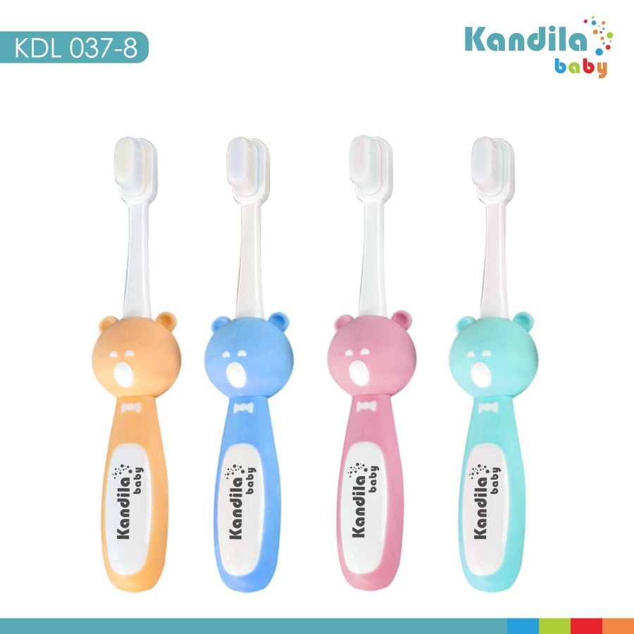 KANDILA BABY TOOTHBRUSH KARAKTER KOALA U SHAPE / BEAR / BUNNY / CARTOON SIKAT GIGI ANAK