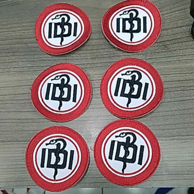 BED BORDIR LOGO IDI / PATCH EMBLEM BORDIR IDI IKATAN DOKTER INDONESIA.
