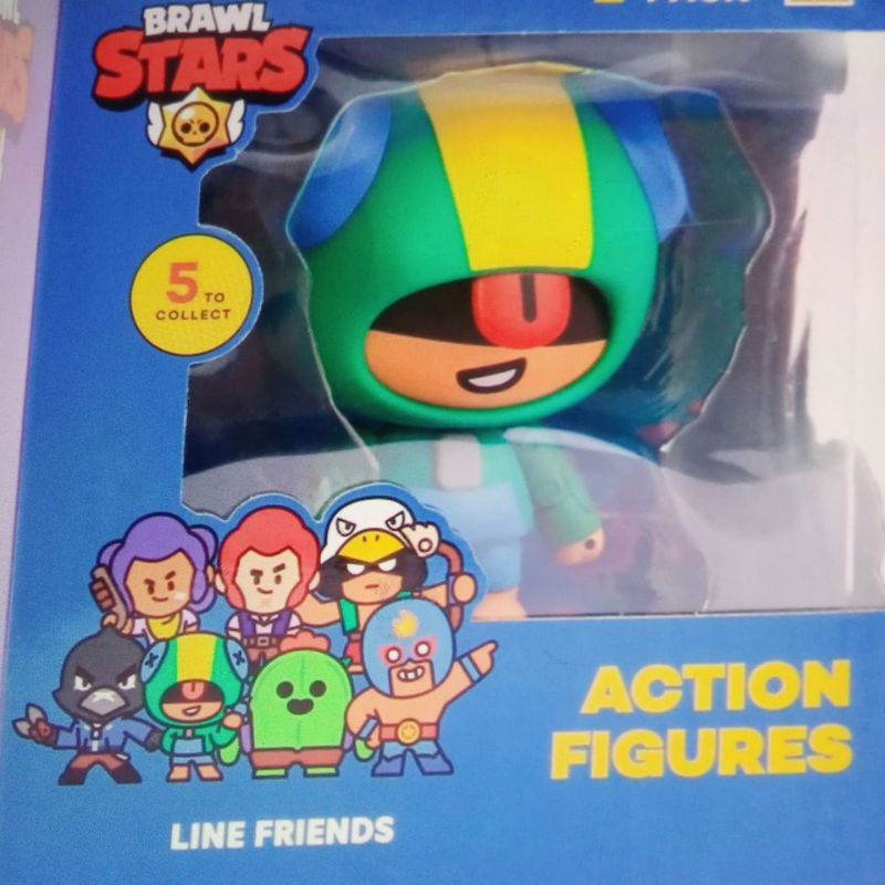 mainan action figure brawl stars leon