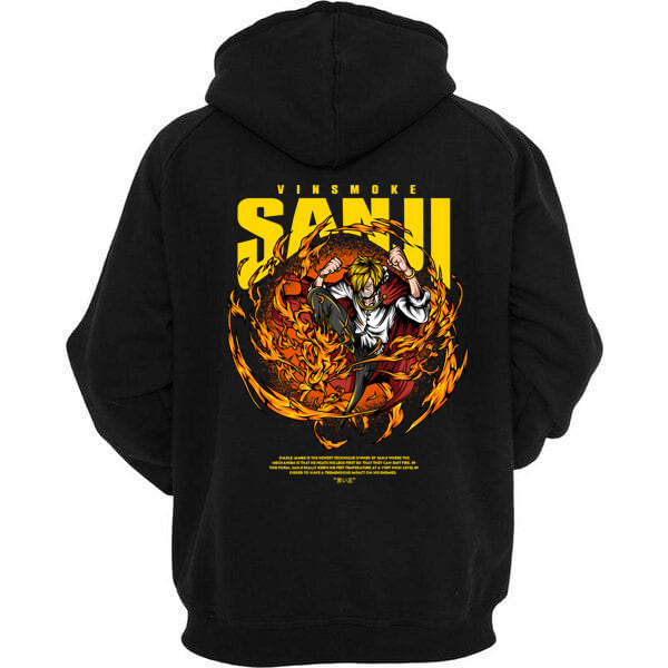 Afterrisen Hoodie Jumper Anime One Piece Vinsmoke Sanji