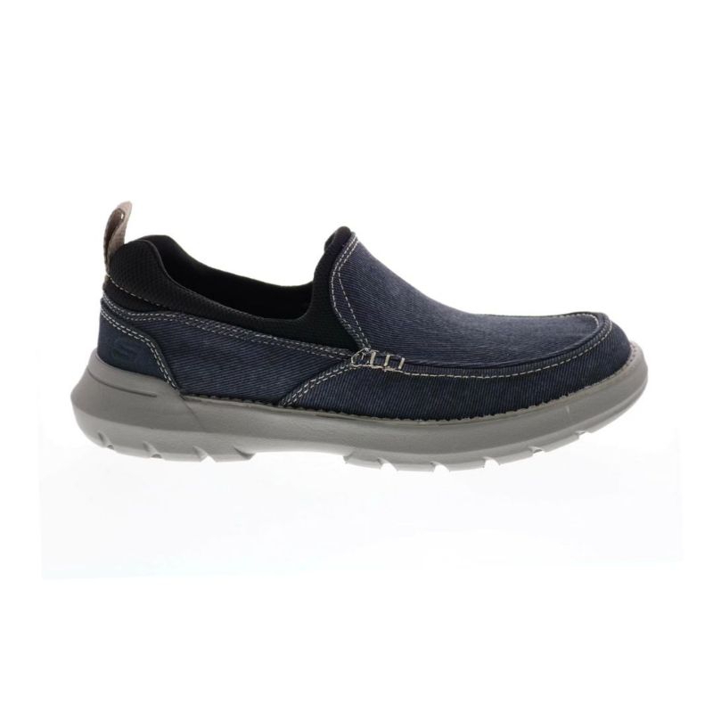 SKECHERS DOVENO - HANGOUT slip on for mens (204050/NVY)