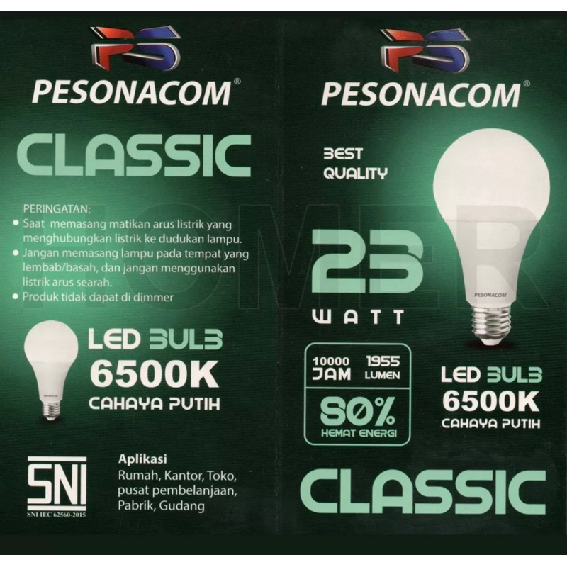 Lampu Bohlam Led 18W 23W / 18 Watt / 23 Watt
