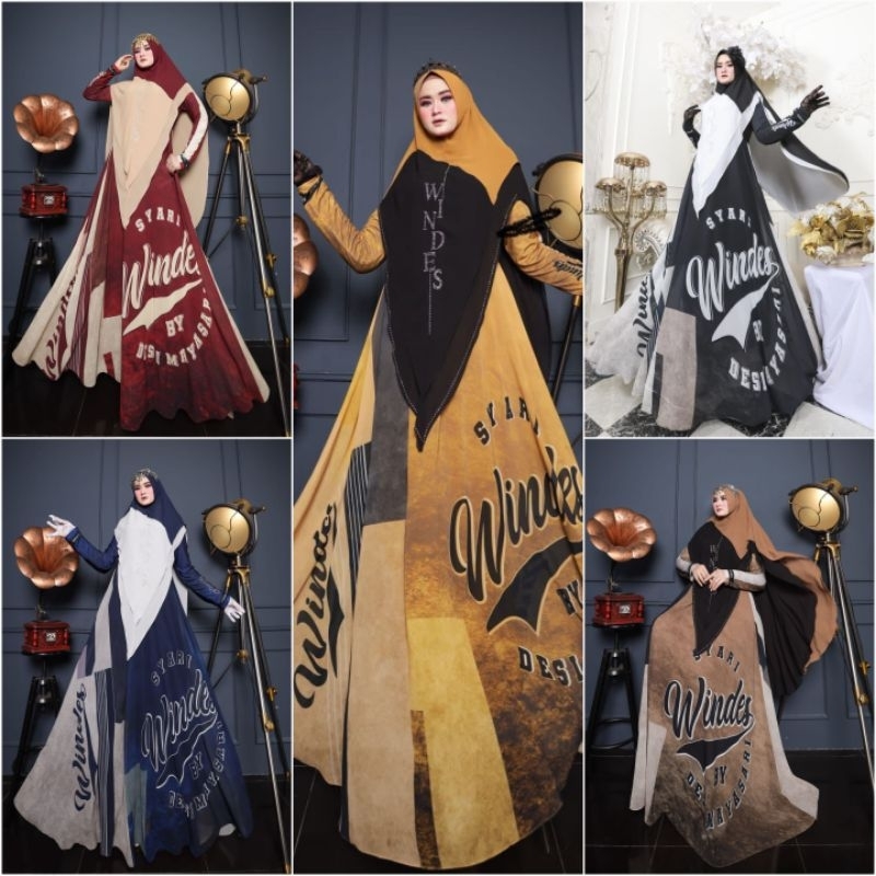 HALIMAH SERIES By WinDes Syar'i Premium Moslem Wear (tanyakan stok)