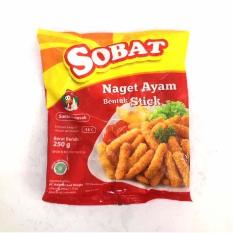 

Sobat Nugget Stick 250gr Naget Ayam Stik