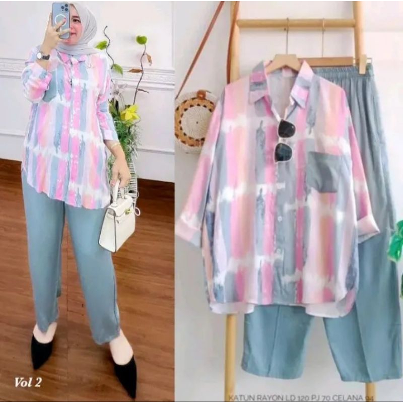 SETCEL KEKINIAN  RAYON  VICOSE PREMIUM ORI 2021