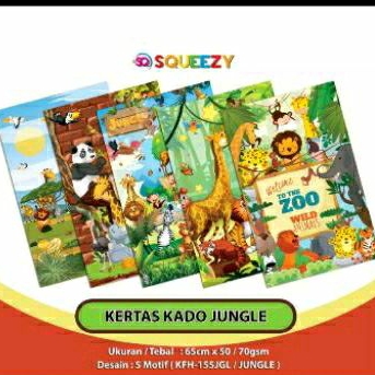 

kertas Kado jungle