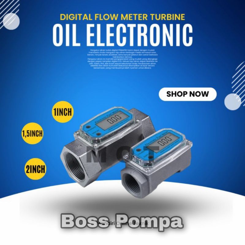 flowmeter solar 1 inch Digital Flow meter solar 1 in Digital Primapro - Flowmeter Solar Digital - Fl