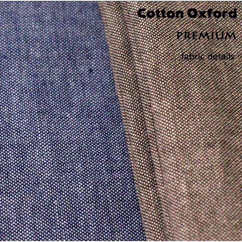 KAIN COTTON OXFORD PREMIUM / KATUN YARN DYED / KATUN POLOS