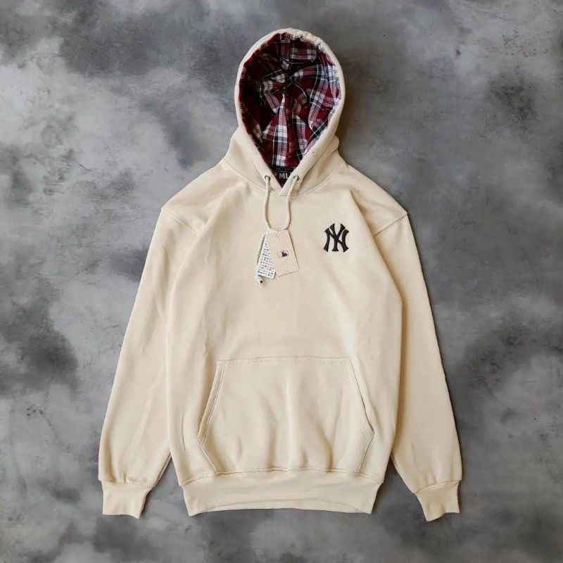 HOODIE JAKET SWEATER MLB x NEWERA CREAM FULLTAG &amp; LABEL