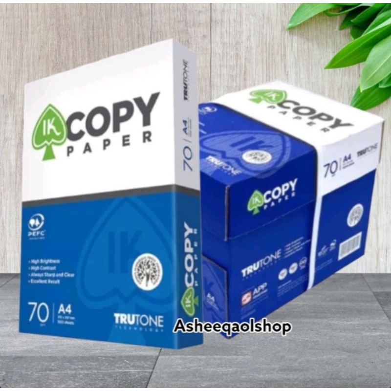 

Kertas HVS A4 70 Gram IK Copy 1 Rim 500 Lembar
