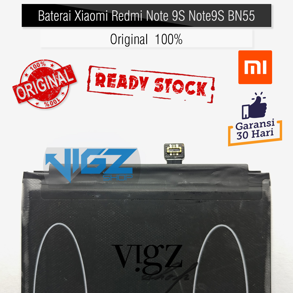 Baterai Xiaomi Redmi Note 9S Note9S BN55 Original 100%