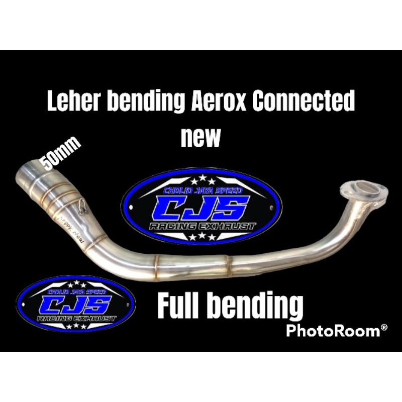 Leher bending aerox new connected d50mm full stenlish