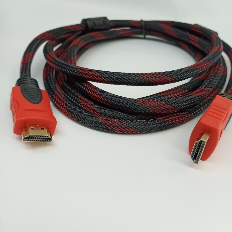 KABEL Hdmi Male To Male 1,5 meter 3 meter dan 3 meterModel Serat jaring