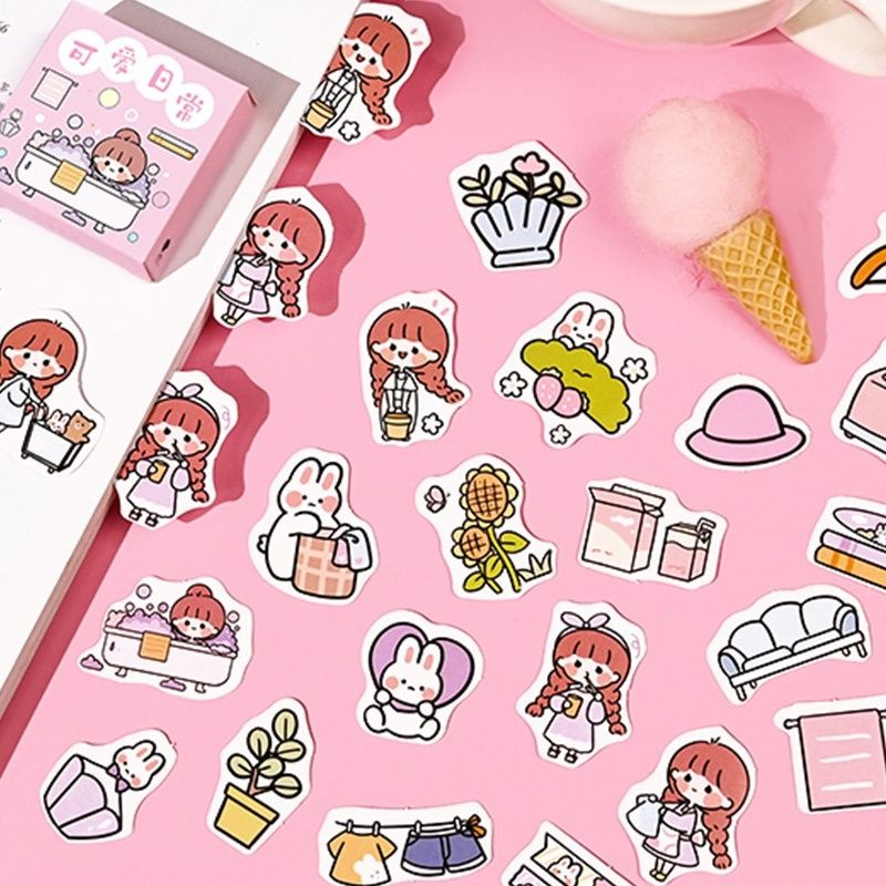 (300pcs) GP Stiker Aesthetic Tumblr Deco Scrapbook Bujo/sticker