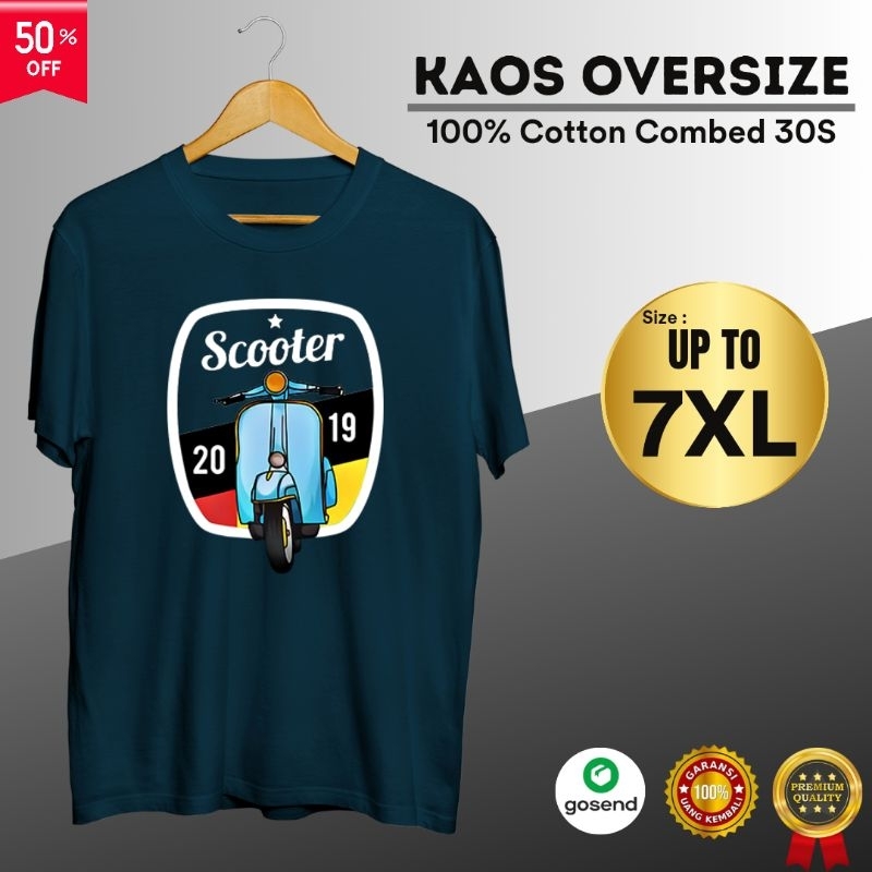 Kaos Baju Pria Distro Cowok Ukuran XXL XXXL Premium Jumbo Keren Oblong Dewasa Terbaru 2022 Kekinian 