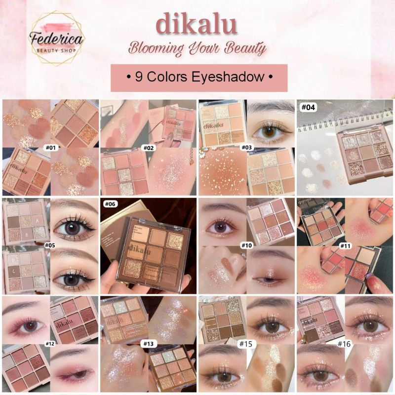 NEW DIKALU BLOOMING Eyeshadow Palette China Korea