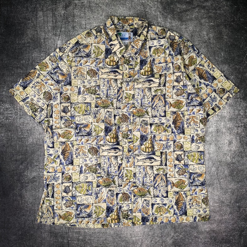 KEMEJA VINTAGE HAWAII RJC MADE IN USA