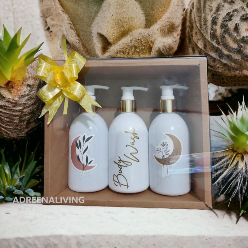 Souvenir pernikahan wedding gift hampers kado hadiah ulang tahun aesthetic minimalist estetik lucu botol pump premium paket seserahan custom