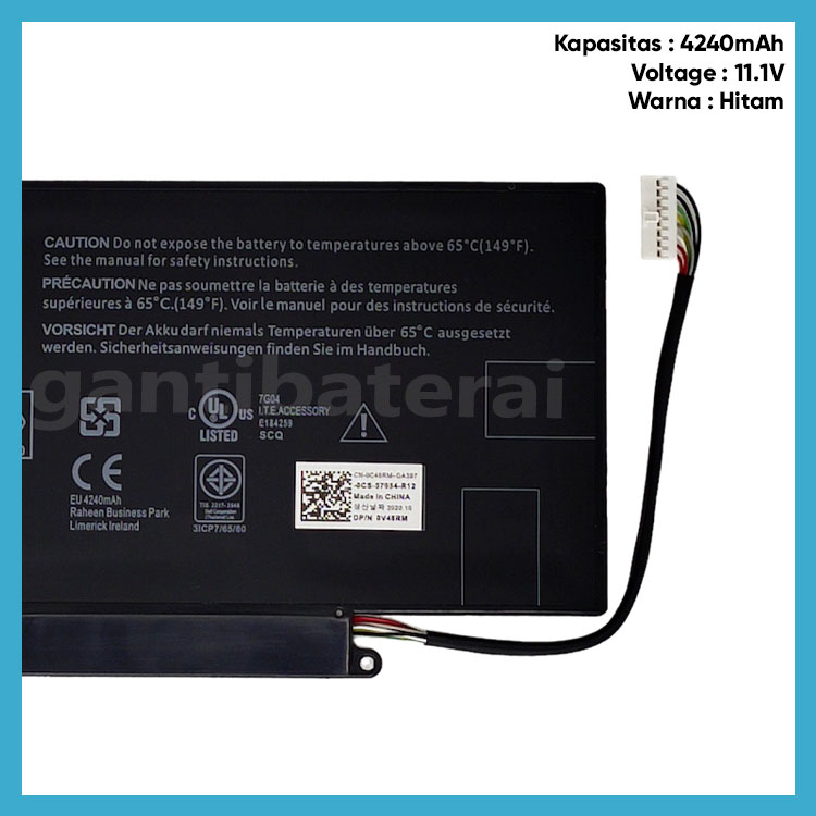 Original Baterai Dell E5250 E5450 E5470 E5270 0RYXXH VH748