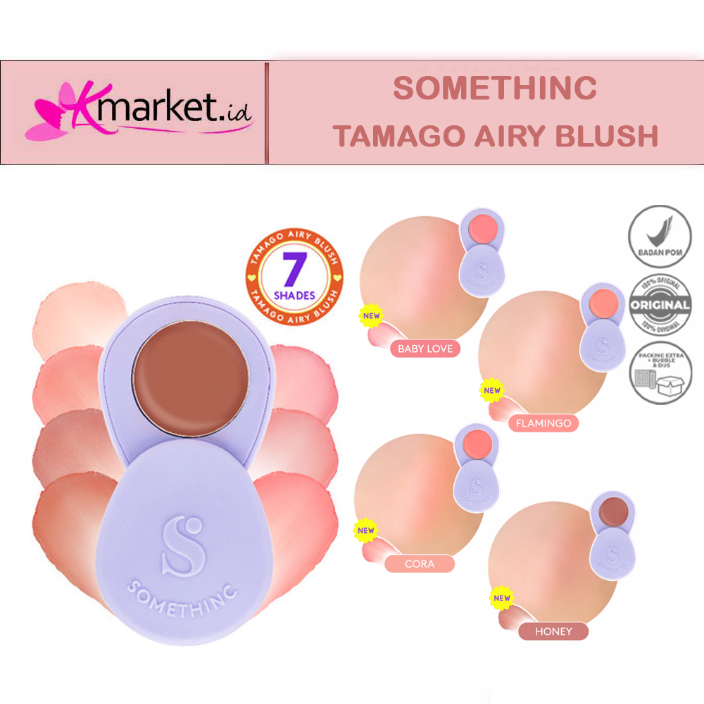 SOMETHINC TAMAGO Airy Blush - Blush On Wajah