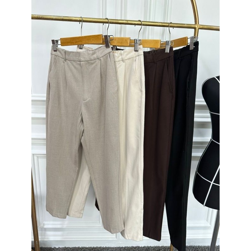 Unq basic city trousers pants  // Unq basic flare pants (No Kancing)