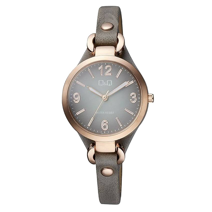 Jam Tangan Wanita Casual Stylist Leather Kulit Analog Original Q&amp;Q QnQ QQ C193 QB17 Series