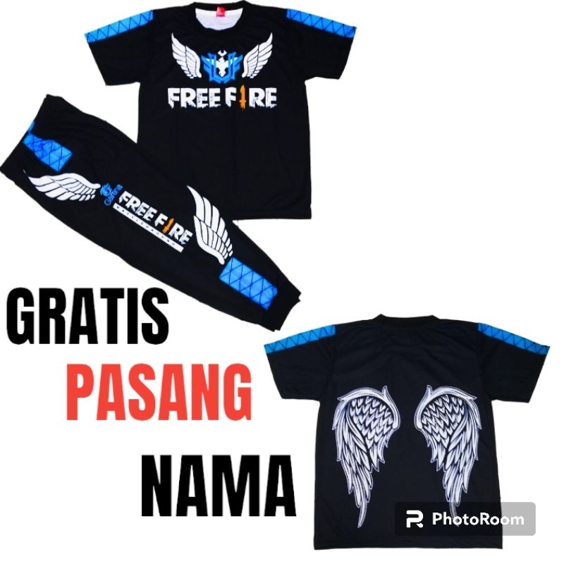 SETELAN BAJU GAMING BNL FREE FIRE/SETELAN CELANA BNL