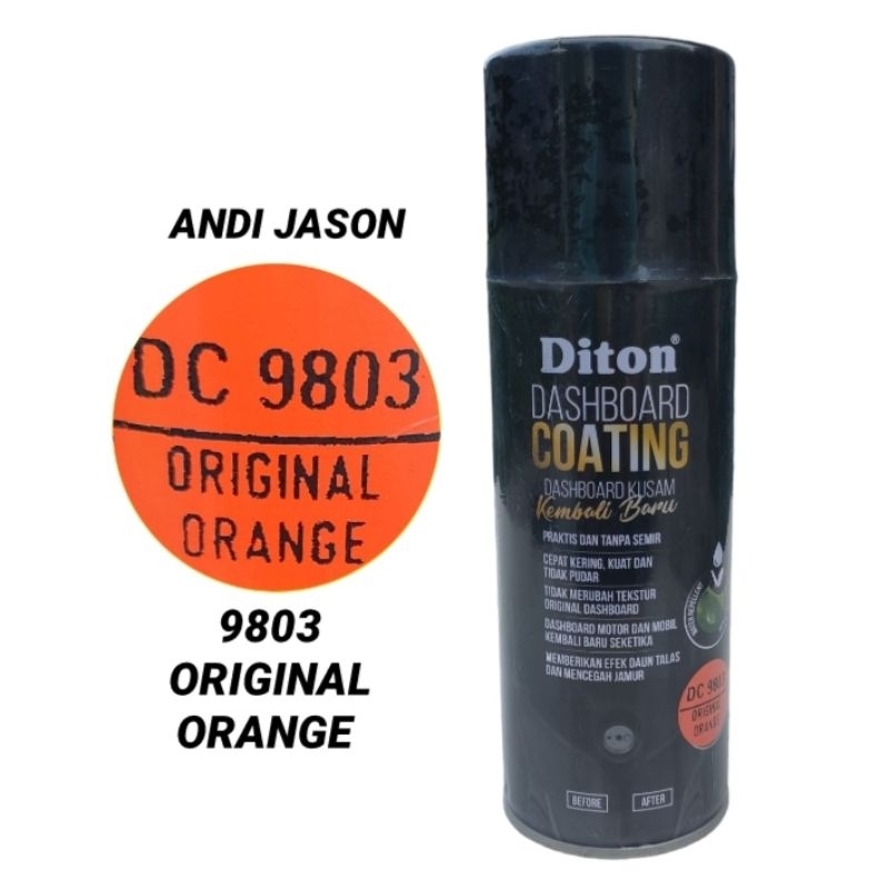 DASHBOARD COATING ORIGINAL ORANGE NO 9803 DITON PREMIUM BODY KASAR MOTOR &amp; MOBIL 400CC