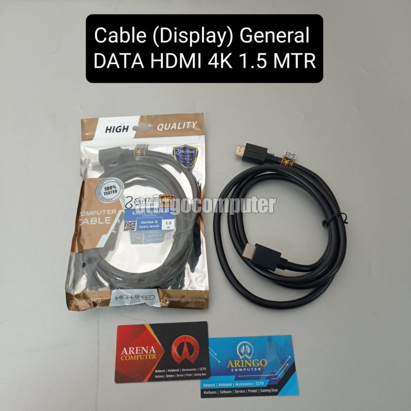 Cable (Display) General DATA HDMI 4K 1.5 MTR