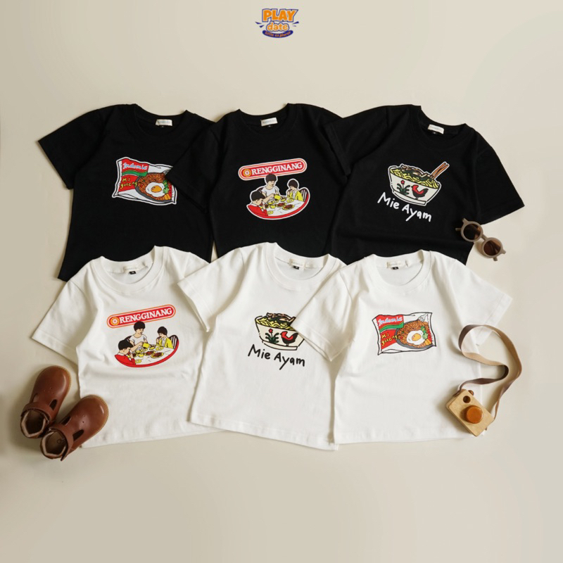 Baju Kaos Anak Laki Laki Perempuan Katun Atasan Lengan Pendek Tshirt Anak 1 2 3 4 5 Tahunk