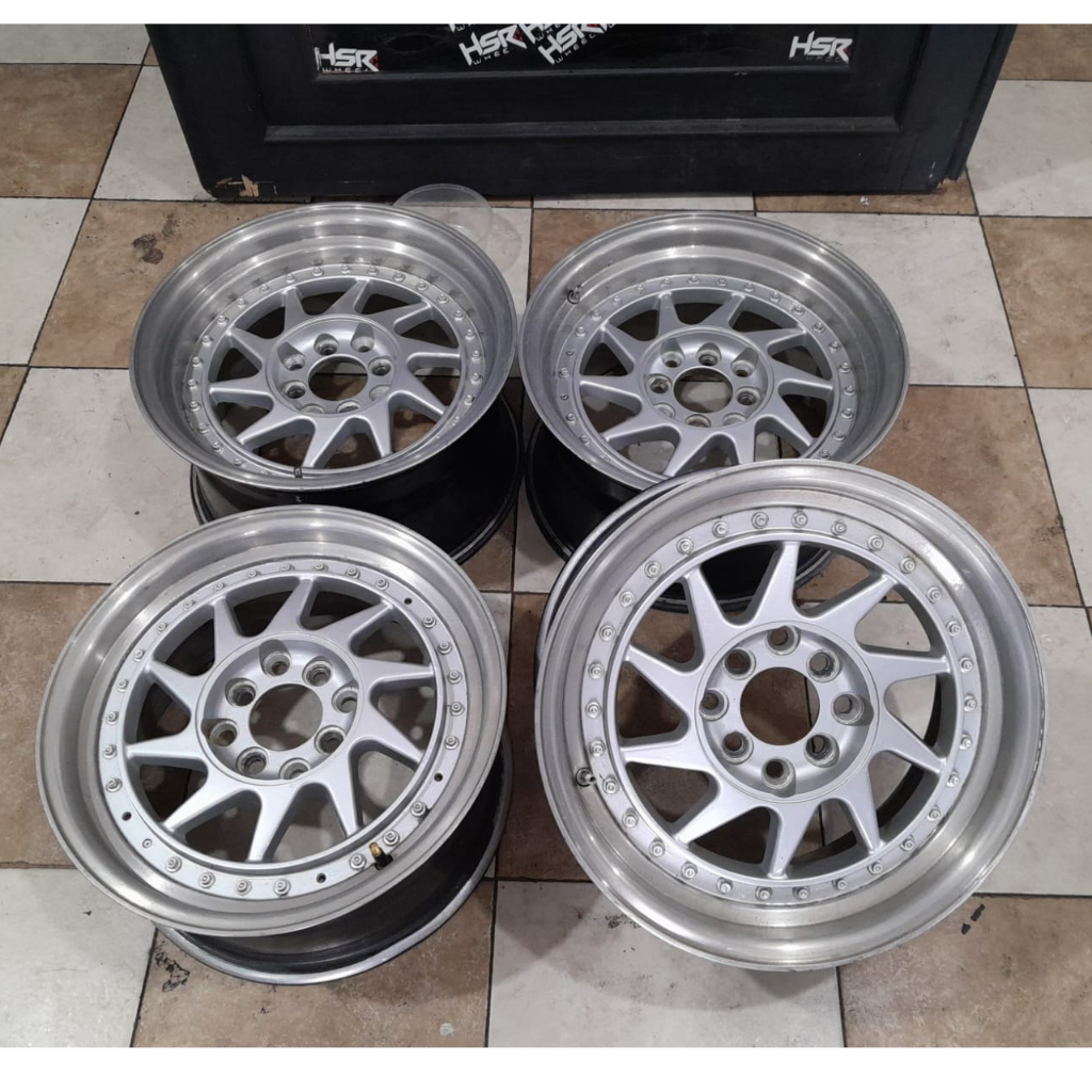 Velg Mobil Celong Bekas Ring 15 Lebar Velg 7/8 Lobang Baut 4x100/114 Bisa Buat Xenia Avanza Mobilio 