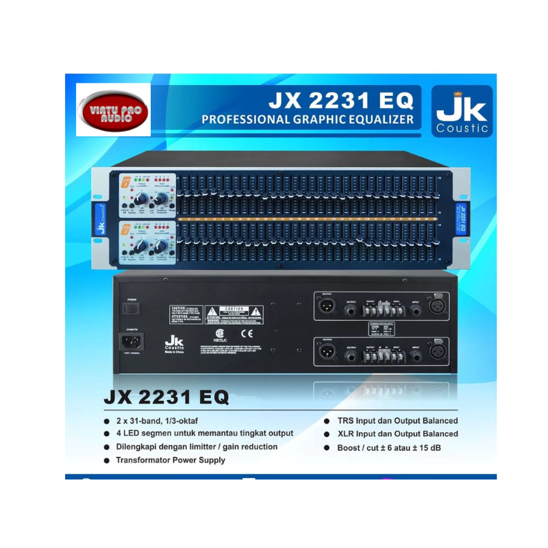 EQUALIZER JK COUSTIK JX 2231 ORIGINAL